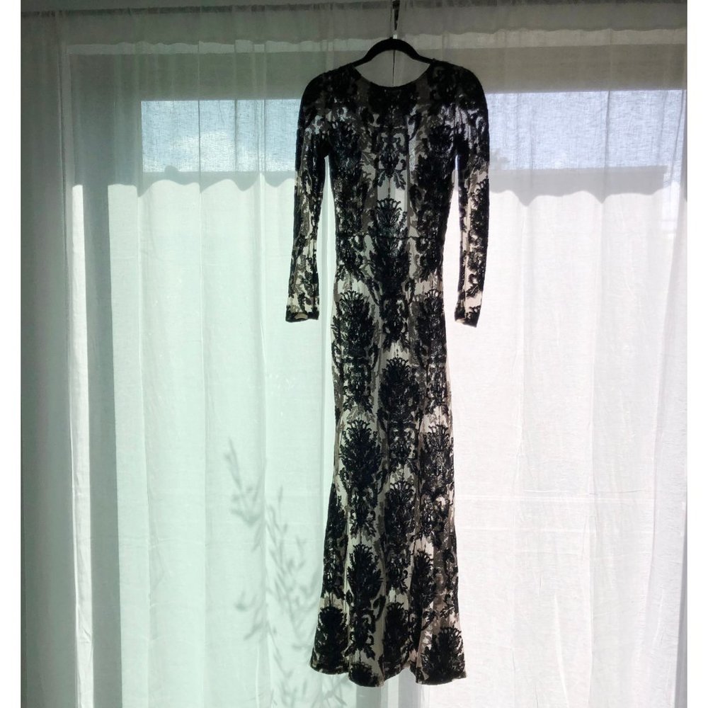For Love & Lemons Ethereal Black Maxi Dress (S)